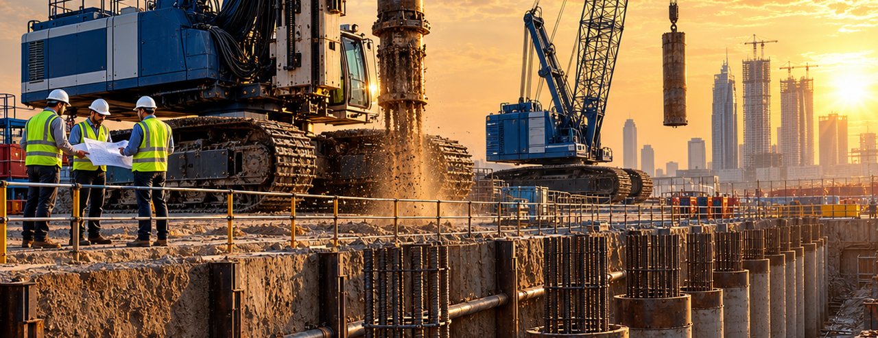 Bored Pile Contractors Dubai | PDS Piling
