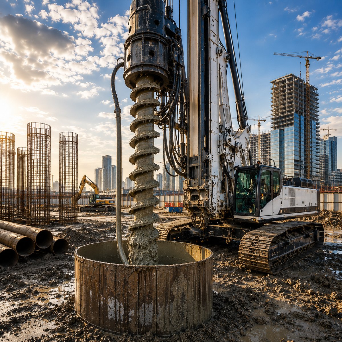 CFA Pile Contractors Dubai | PDS Piling