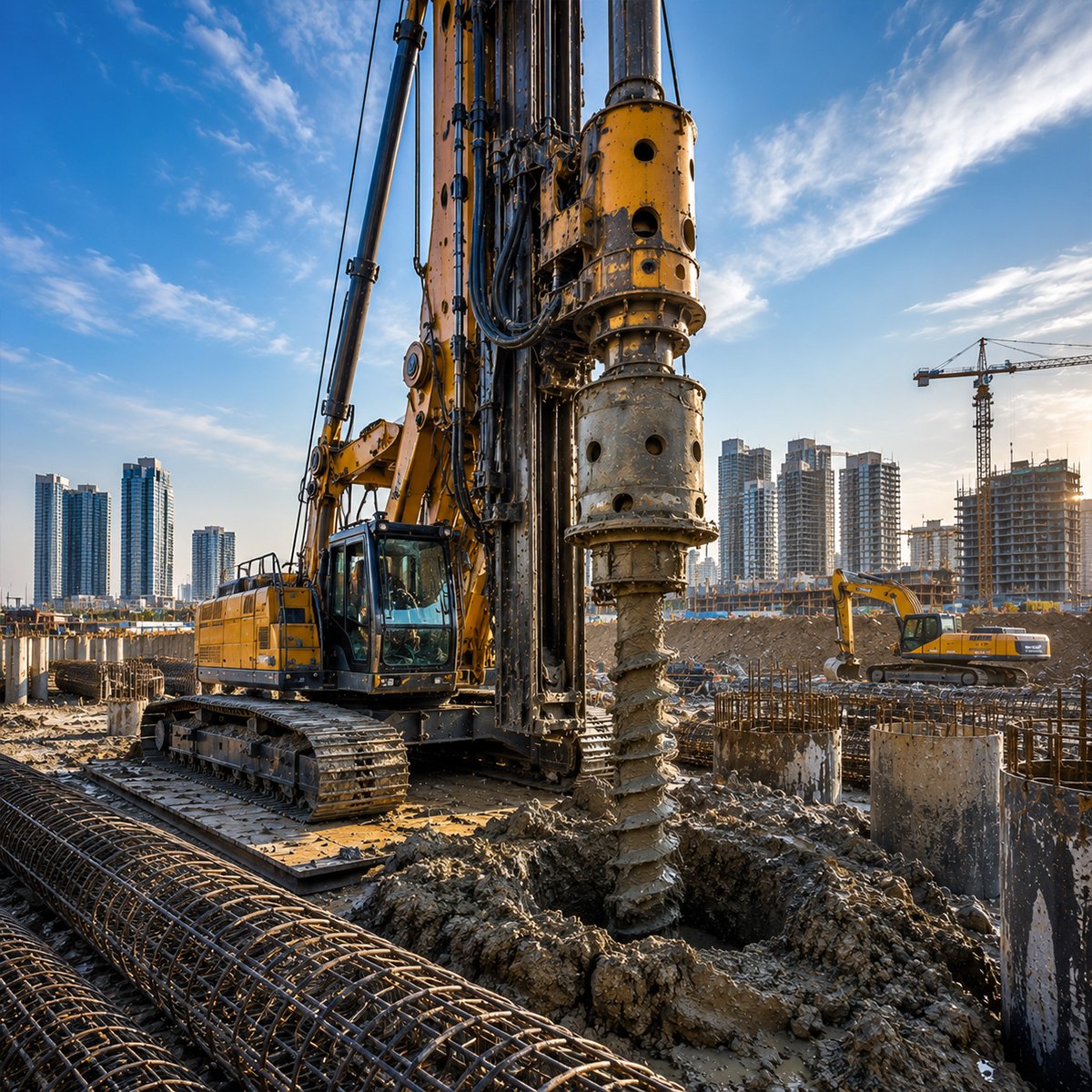 Drilling works Abu Dhabi | PDS Piling