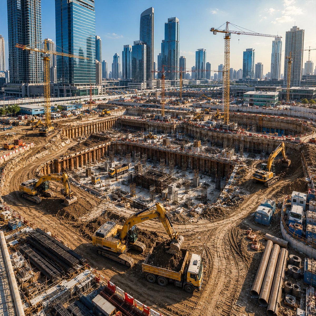 Foundation contractors Dubai | PDS Piling