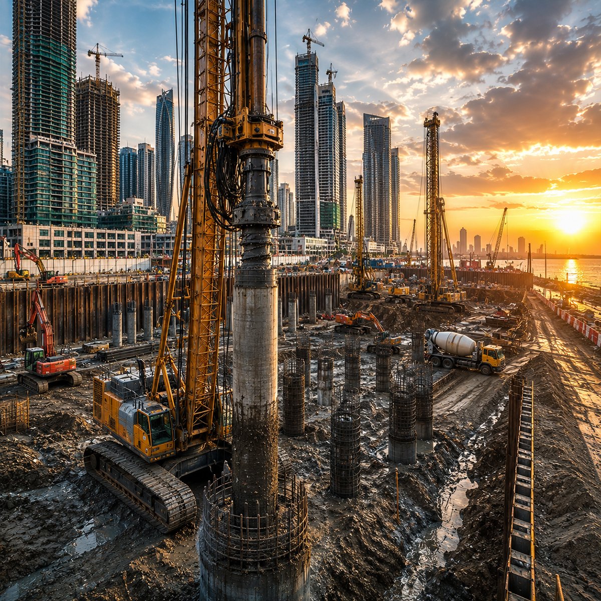CFA Pile Contractors Dubai | PDS Piling