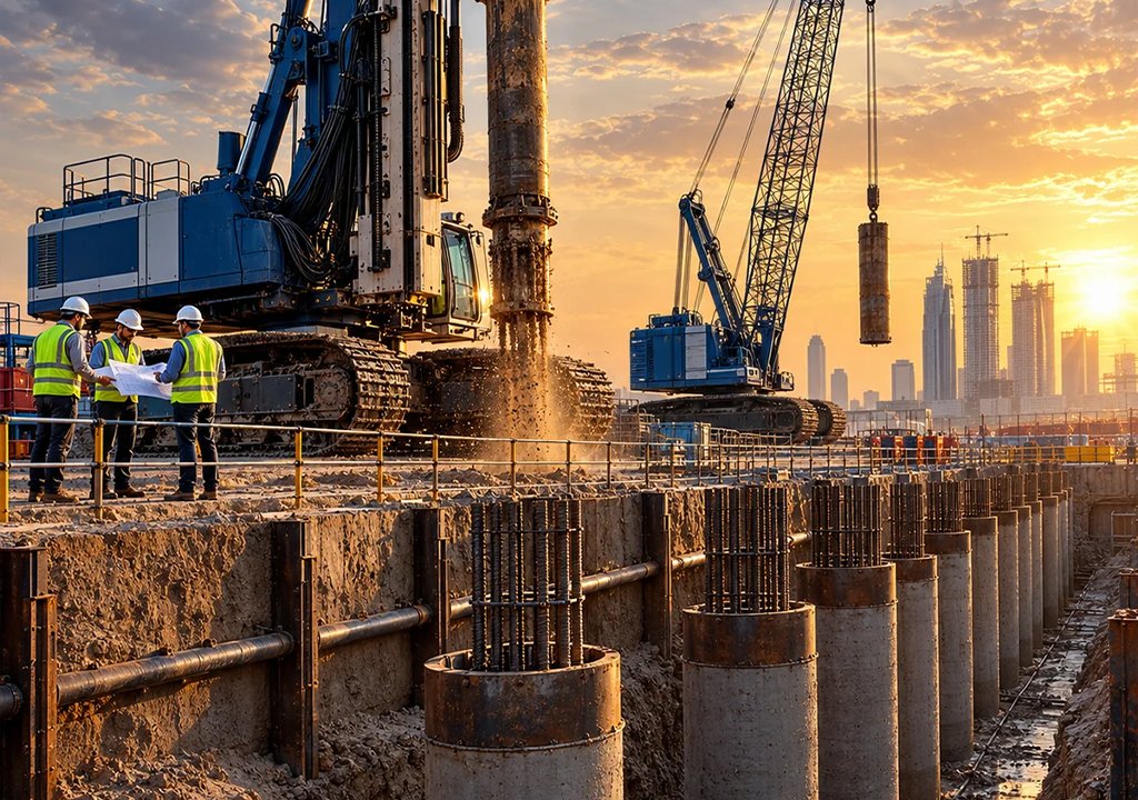CFA Pile Contractors Dubai | PDS Piling